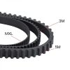 Courroie crantée ouverte pour traceur laser MXL, longueur 1,6M, largeur 9,5mm